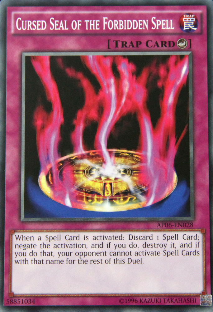 Cursed Seal of the Forbidden Spell [AP06-EN028] Common Yu-Gi-Oh!