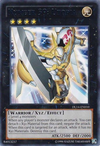 Number 39: Utopia (Blue) [DL14-EN010] Rare Yu-Gi-Oh!