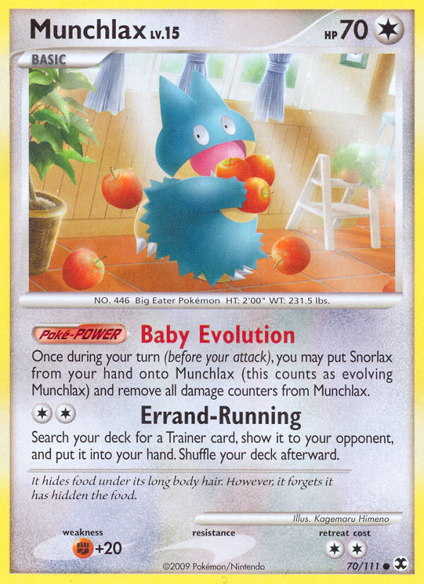Munchlax (70/111) [Platinum: Rising Rivals] Pokémon