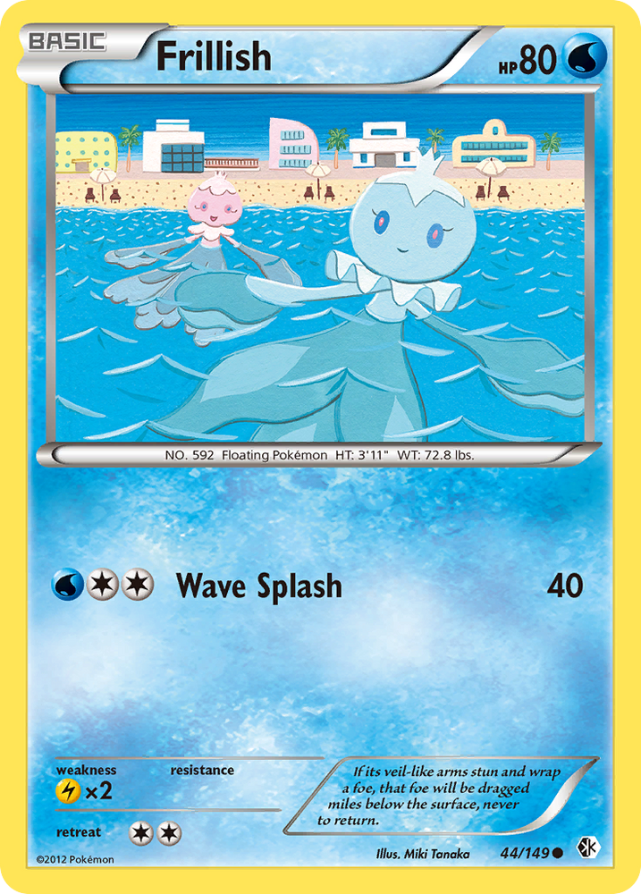 Frillish (44/149) [Black & White: Boundaries Crossed] Pokémon