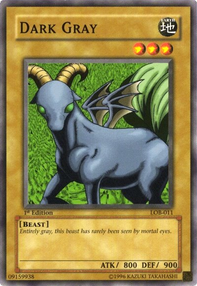 Dark Gray [LOB-011] Common Yu-Gi-Oh!