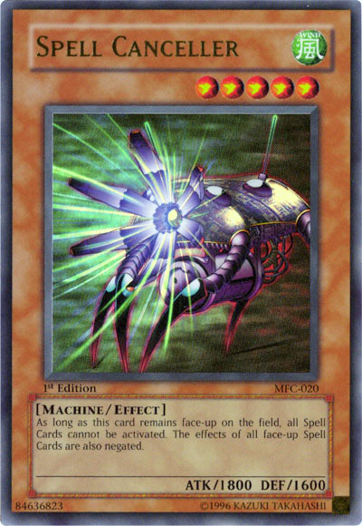 Spell Canceller [MFC-020] Ultra Rare Yu-Gi-Oh!