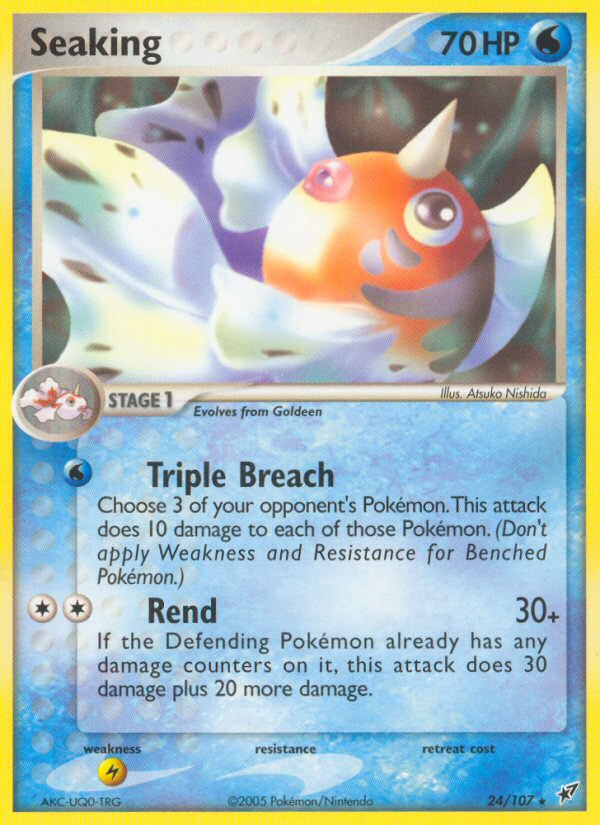 Seaking (24/107) [EX: Deoxys] Pokémon