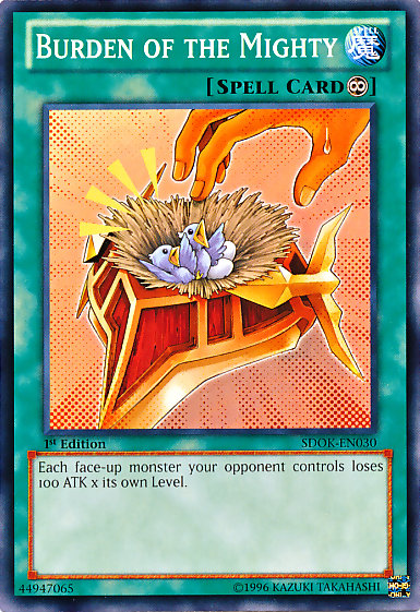 Burden of the Mighty [SDOK-EN030] Common Yu-Gi-Oh!