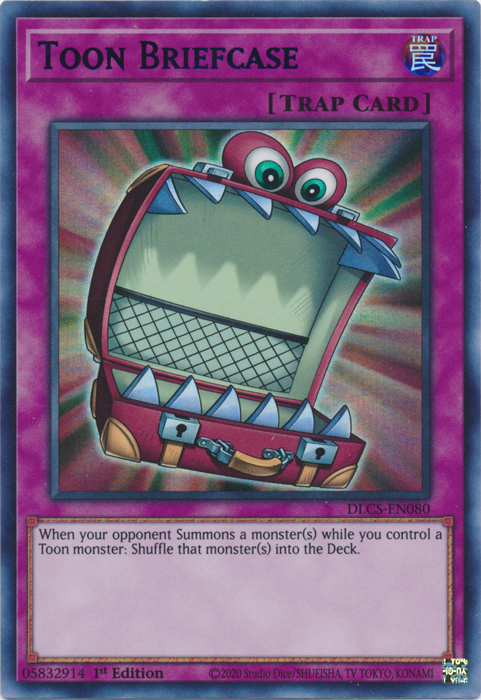 Toon Briefcase (Blue) [DLCS-EN080] Ultra Rare Yu-Gi-Oh!