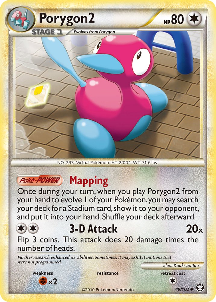 Porygon2 (49/102) [HeartGold & SoulSilver: Triumphant] Pokémon