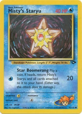 Misty's Staryu (92/132) [Gym Challenge Unlimited] Pokémon
