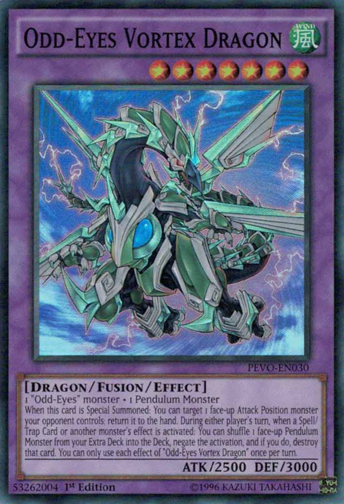 Odd-Eyes Vortex Dragon [PEVO-EN030] Super Rare Yu-Gi-Oh!