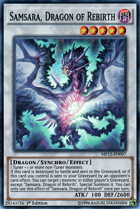 Samsara, Dragon of Rebirth [MP15-EN097] Super Rare Yu-Gi-Oh!