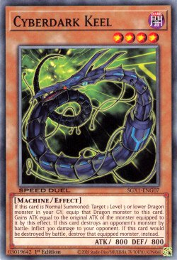 Cyberdark Keel [SGX1-ENG07] Common Yu-Gi-Oh!
