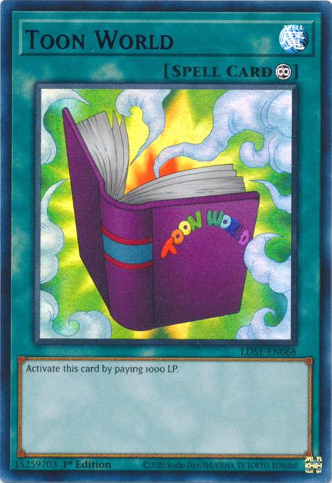 Toon World (Green) [LDS1-EN068] Ultra Rare Yu-Gi-Oh!