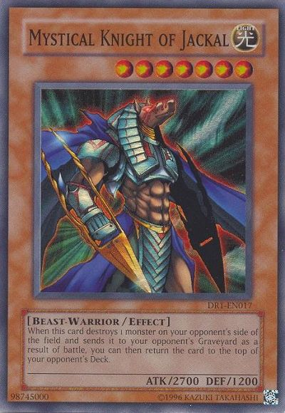 Mystical Knight of Jackal [DR1-EN017] Super Rare Yu-Gi-Oh!