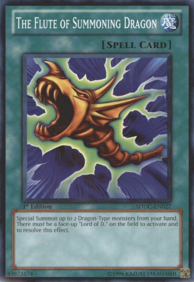The Flute of Summoning Dragon [SDDC-EN027] Common Yu-Gi-Oh!