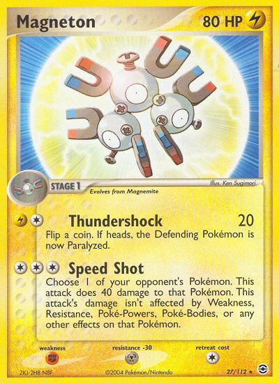 Magneton (27/112) [EX: FireRed & LeafGreen] Pokémon