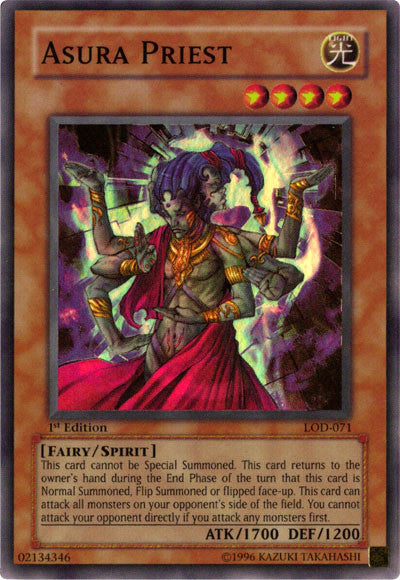 Asura Priest [LOD-071] Super Rare Yu-Gi-Oh!