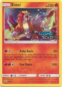 Entei (SM219) (Staff Prerelease Promo) [Sun & Moon: Black Star Promos] Pokémon