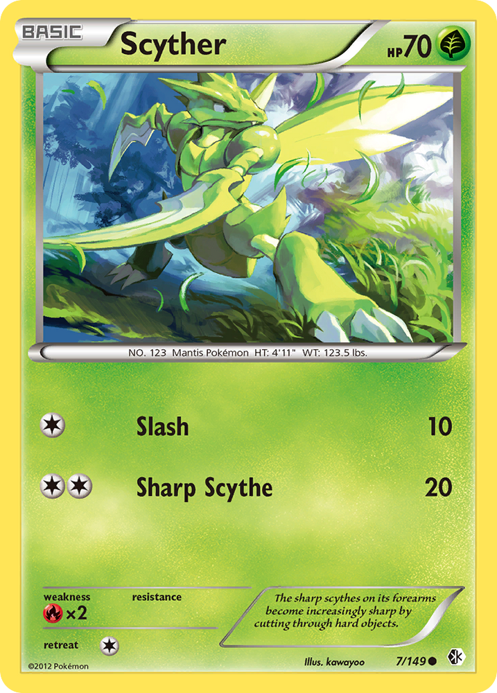 Scyther (7/149) [Black & White: Boundaries Crossed] Pokémon