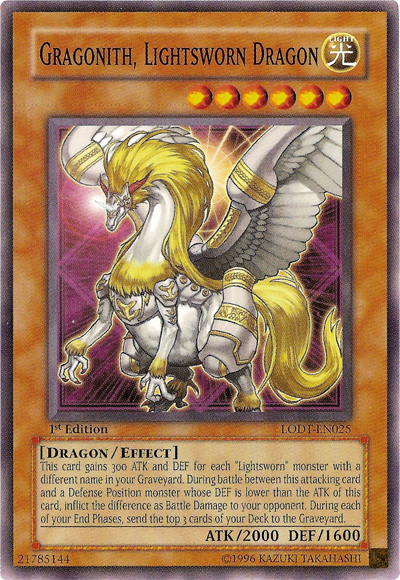 Gragonith, Lightsworn Dragon [LODT-EN025] Common Yu-Gi-Oh!