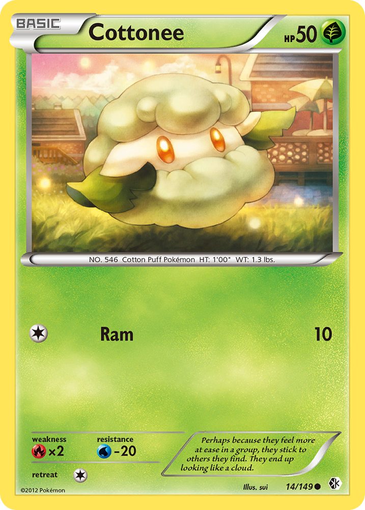 Cottonee (14/149) [Black & White: Boundaries Crossed] Pokémon