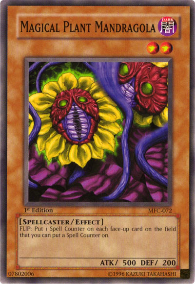 Magical Plant Mandragola [MFC-072] Common Yu-Gi-Oh!