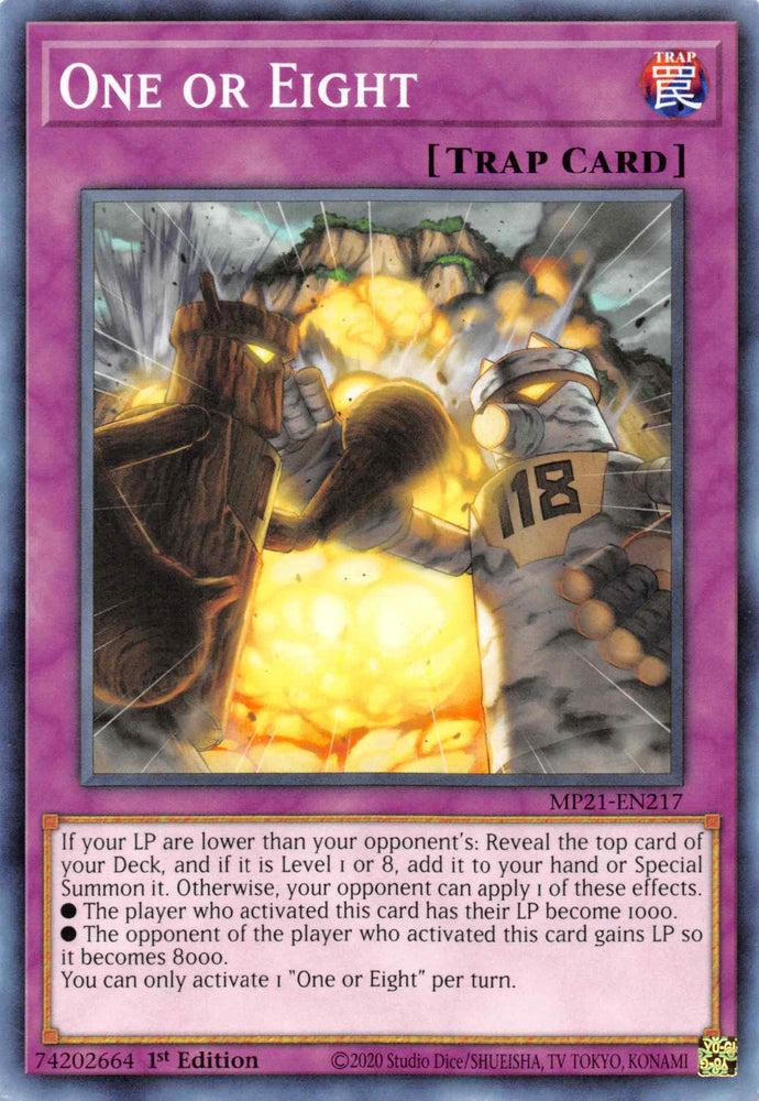 One or Eight [MP21-EN217] Common Yu-Gi-Oh!
