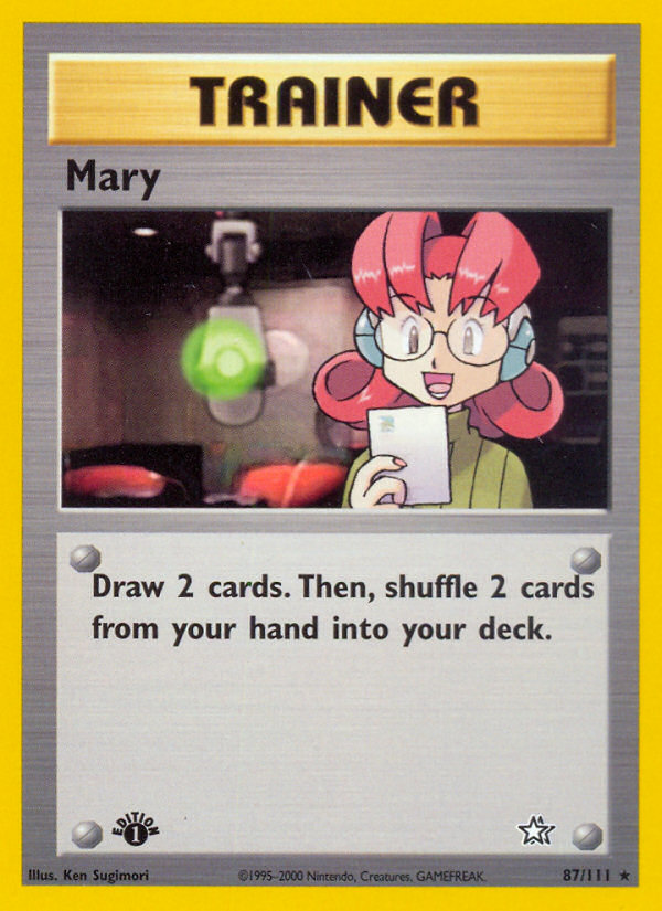 Mary (87/111) [Neo Genesis 1st Edition] Pokémon