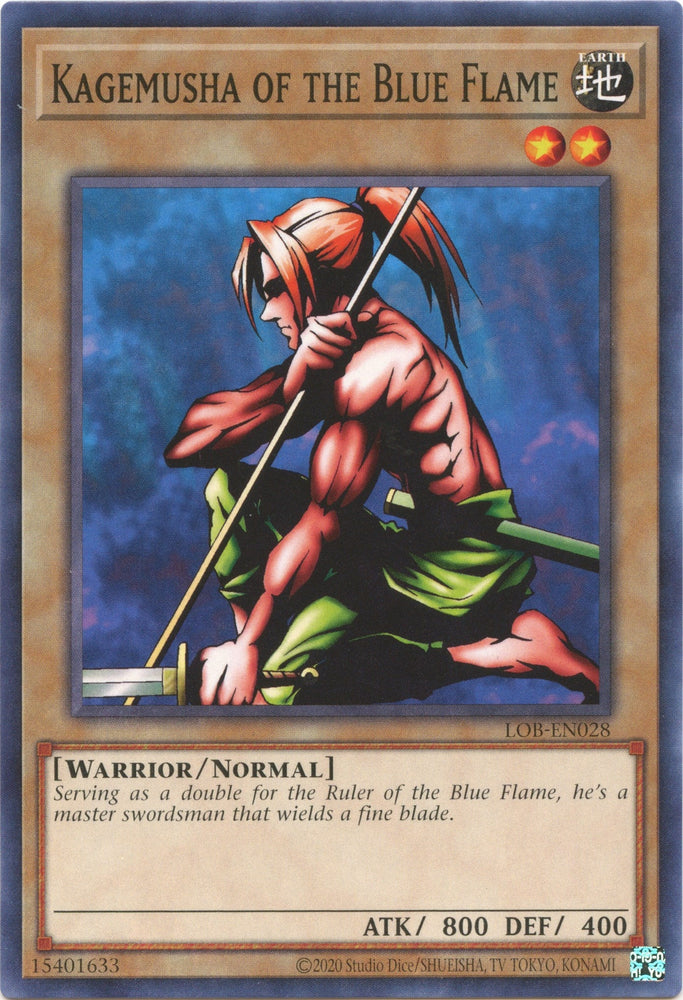 Kagemusha of the Blue Flame (25th Anniversary) [LOB-EN028] Common Yu-Gi-Oh!