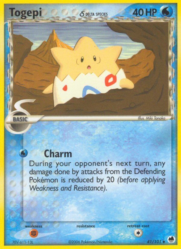 Togepi (41/101) (Delta Species) [EX: Dragon Frontiers] Pokémon