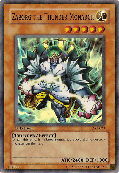 Zaborg the Thunder Monarch [AST-023] Super Rare Yu-Gi-Oh!