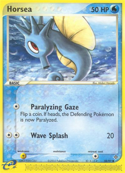 Horsea (58/97) [EX: Dragon] Pokémon