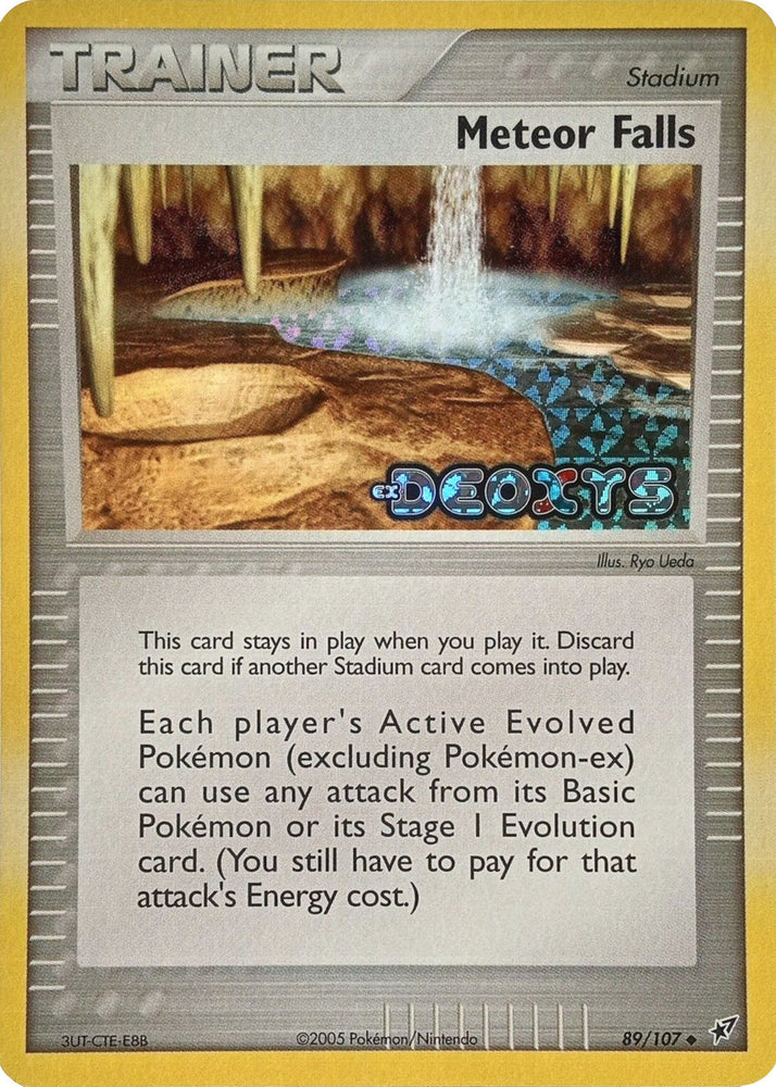 Meteor Falls (89/107) (Stamped) [EX: Deoxys] Pokémon