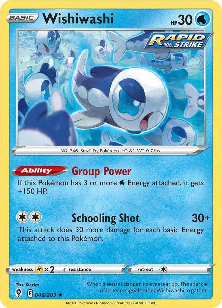 Wishiwashi (046/203) [Sword & Shield: Evolving Skies] Pokémon