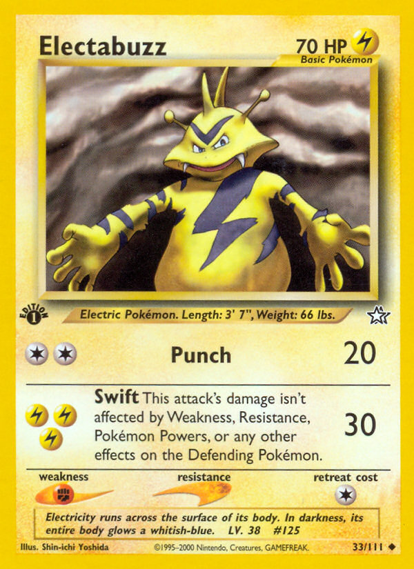 Electabuzz (33/111) [Neo Genesis 1st Edition] Pokémon