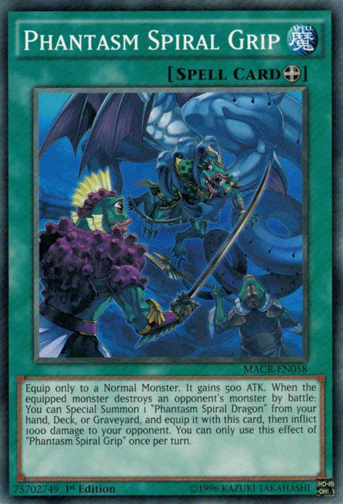 Phantasm Spiral Grip [MACR-EN058] Common Yu-Gi-Oh!