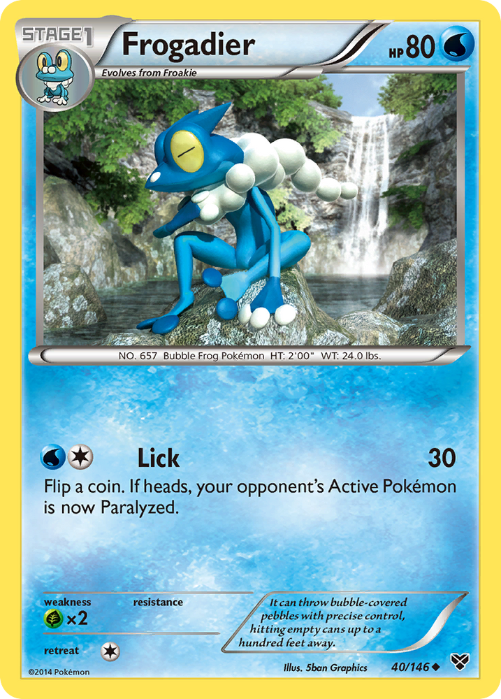 Frogadier (40/146) [XY: Base Set] Pokémon