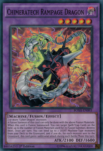 Chimeratech Rampage Dragon [BOSH-EN093] Super Rare Yu-Gi-Oh!