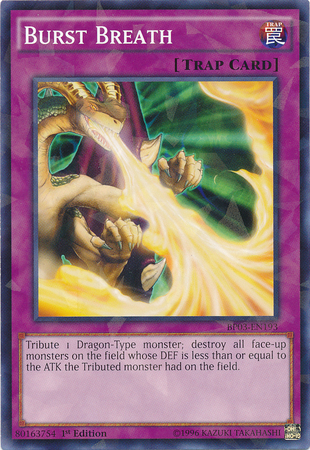Burst Breath [BP03-EN193] Shatterfoil Rare Yu-Gi-Oh!