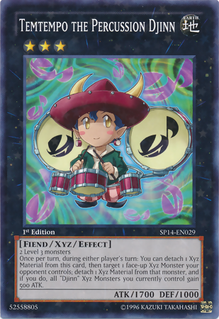 Temtempo the Percussion Djinn [SP14-EN029] Starfoil Rare Yu-Gi-Oh!