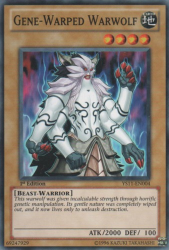 Gene-Warped Warwolf [YS11-EN004] Common Yu-Gi-Oh!
