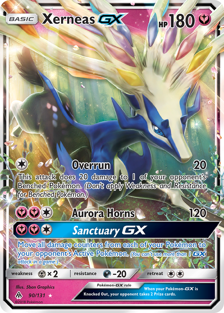 Xerneas GX (90/131) [Sun & Moon: Forbidden Light] Pokémon