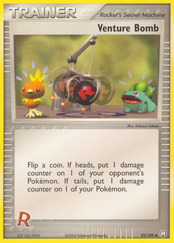 Venture Bomb (93/109) [EX: Team Rocket Returns] Pokémon