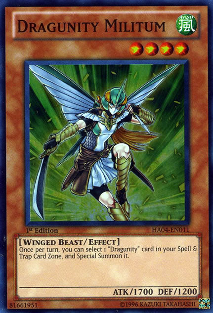 Dragunity Militum [HA04-EN011] Super Rare Yu-Gi-Oh!
