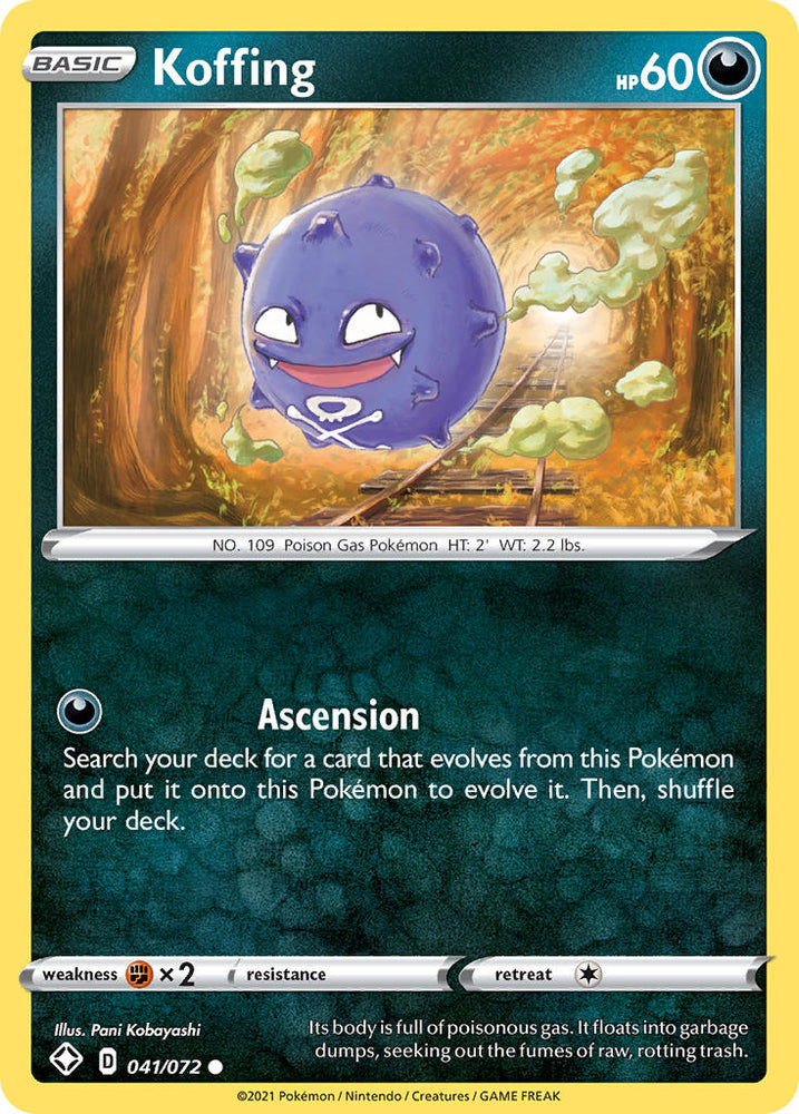 Koffing (041/072) [Sword & Shield: Shining Fates] Pokémon