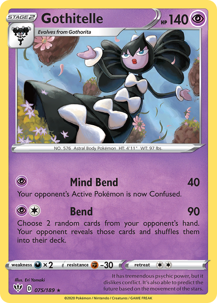 Gothitelle (075/189) [Sword & Shield: Darkness Ablaze] Pokémon