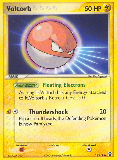 Voltorb (85/112) [EX: FireRed & LeafGreen] Pokémon