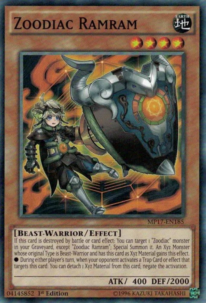 Zoodiac Ramram [MP17-EN185] Common Yu-Gi-Oh!