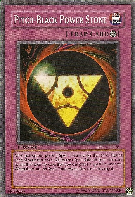 Pitch-Black Power Stone [SDSC-EN036] Common Yu-Gi-Oh!