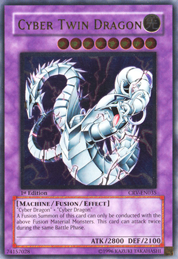 Cyber Twin Dragon [CRV-EN035] Ultimate Rare Yu-Gi-Oh!