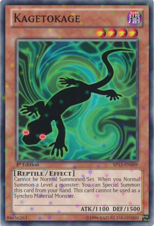 Kagetokage [SP13-EN009] Starfoil Rare Yu-Gi-Oh!