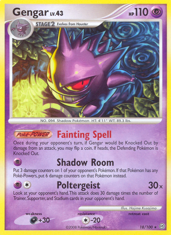 Gengar (18/100) [Diamond & Pearl: Stormfront] Pokémon